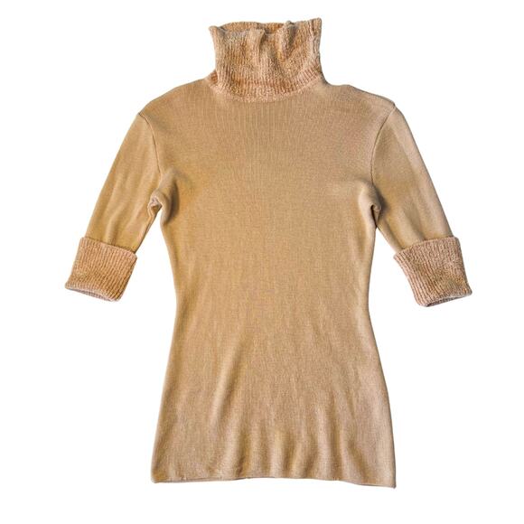 Vintage 90s Emanuel Ungaro “U” Collection Knit Turtleneck – Size S–Made in Italy - Picture 1 of 11